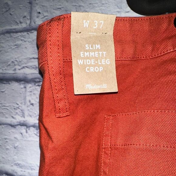 Madewell Emmett Wide-Leg Crop Pants NWT - Picture 5 of 10